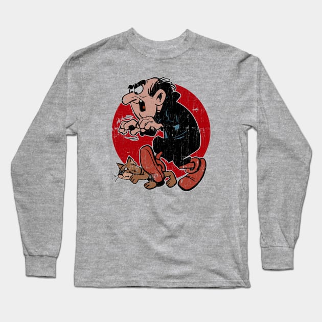 Vintage Gargamel Long Sleeve T-Shirt by OniSide